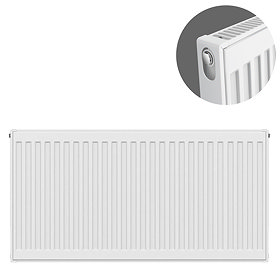 Type 11 H600 x W900mm Compact Single Convector Radiator - S609K Large Image