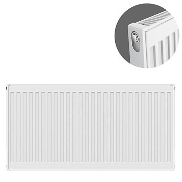 Type 11 Compact Single Convector Radiator - H600 x W900mm - S609K  Feature Large Image