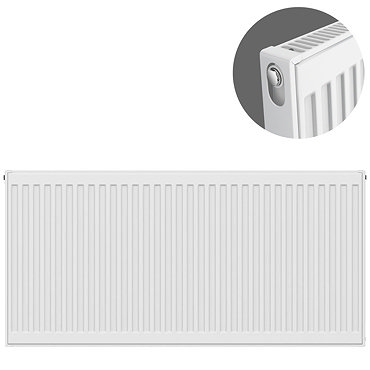 Type 11 Compact Single Convector Radiator - H600 x W1100mm - S611K  Feature Large Image