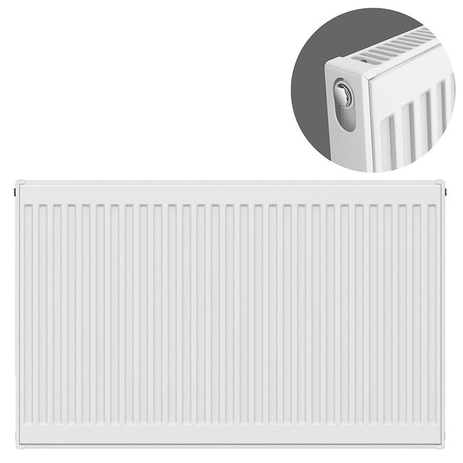 Type 11 H750 x W1000mm Compact Single Convector Radiator - S710K Large Image