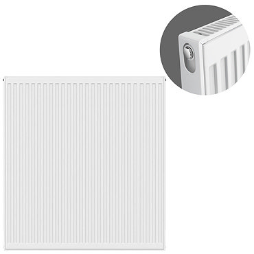 Type 11 Compact Single Convector Radiator - H900 x W900mm - S909K  Feature Large Image
