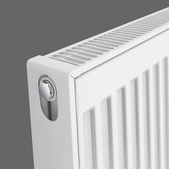 Type 21 H400 x W600mm Double Panel Single Convector Radiator - P406K  Feature Large Image