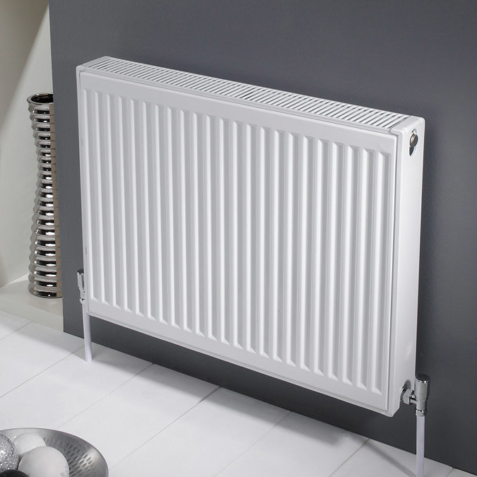 Type 21 H400 x W1100mm Double Panel Single Convector Radiator - P411K  Standard Large Image