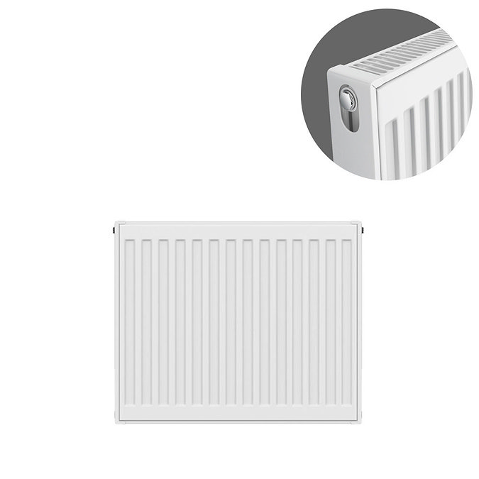 Type 21 H500 x W500mm Double Panel Single Convector Radiator - P505K Large Image