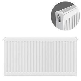 Type 21 H600 x W800mm Double Panel Single Convector Radiator - P608K Large Image