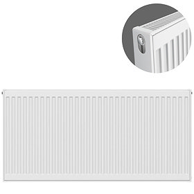 Type 21 H600 x W1100mm Double Panel Single Convector Radiator - P611K Large Image