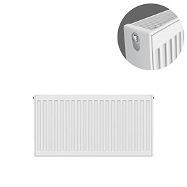 Type 22 H400 x W700mm Compact Double Convector Radiator - D407K Large Image