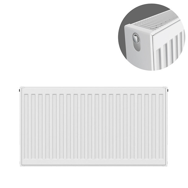 Type 22 H500 x W700mm Compact Double Convector Radiator - D507K Large Image