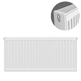Type 22  H500 x W800mm Compact Double Convector Radiator - D508K Large Image