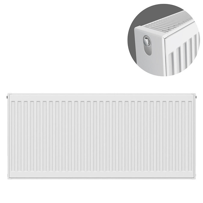 Type 22 H500 x W1000mm Compact Double Convector Radiator - D510K Large Image