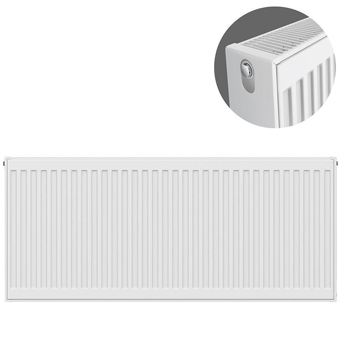 Type 22 H500 x W1100mm Compact Double Convector Radiator - D511K Large Image