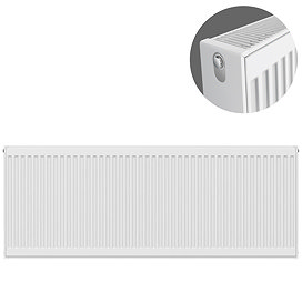 Type 22 H500 x W1500mm Compact Double Convector Radiator - D515K Large Image