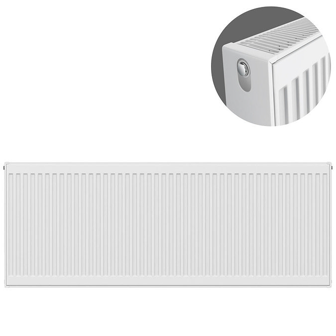 Type 22 H500 x W1500mm Compact Double Convector Radiator - D515K Large Image