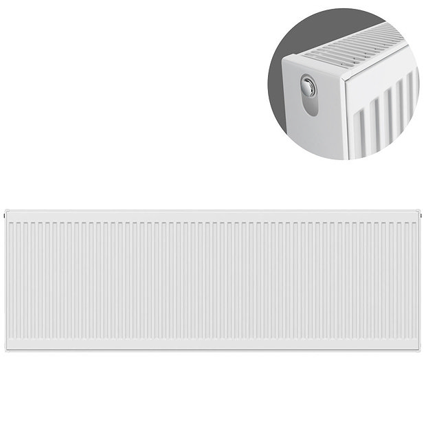 Type 22 H500 x W2000mm Compact Double Convector Radiator - D520K Large Image