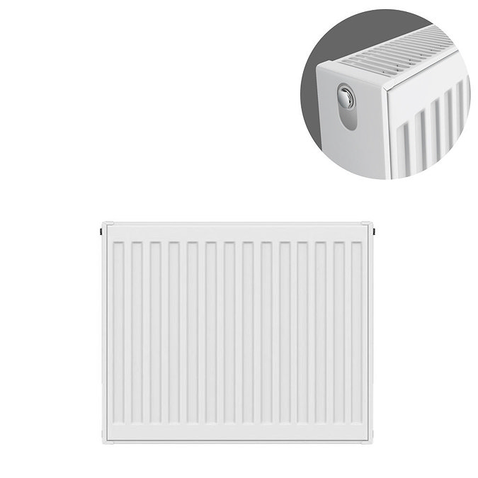Type 22 H600 x W500mm Compact Double Convector Radiator - D605K Large Image
