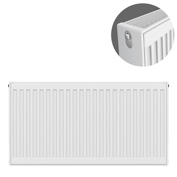 Type 22 H600 x W800mm Compact Double Convector Radiator - D608K Large Image