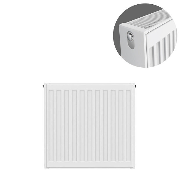 Type 22 H600 x W400mm Compact Double Convector Radiator - D604K Large Image