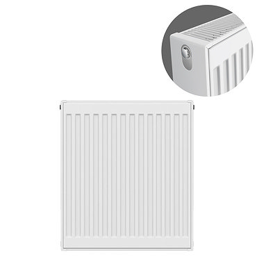 Type 22 H750 x W500mm Compact Double Convector Radiator - D705K  Profile Large Image
