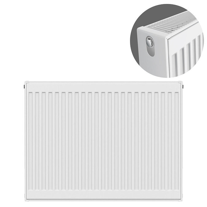 Type 22 H750 x W800mm Compact Double Convector Radiator - D708K Large Image