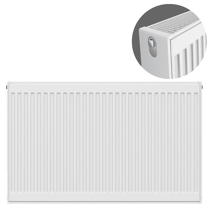 Type 22 H750 x W1000mm Compact Double Convector Radiator - D710K Large Image