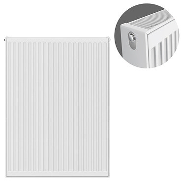 Type 22 H900 x W700mm Compact Double Convector Radiator - D907K  Profile Large Image