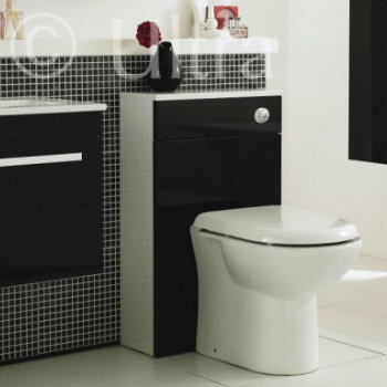 Ultra Design Black BTW Toilet Unit Inc. Cistern + Soft Close Seat Profile Large Image