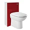 Ultra Design Red BTW Toilet Unit with Cistern & Soft Close Seat Large Image