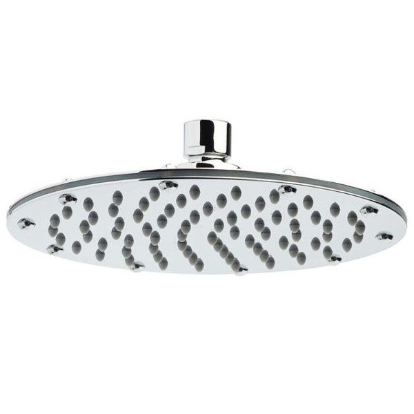 Ultra 200mm Round Fixed Shower Head - Chrome - HEAD05 Large Image
