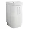 Ultra Carlton White Floor Standing Vanity Unit W500 x D450mm - CARFW500 Large Image
