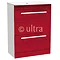 Ultra Design High Gloss Red Floor Mounted Vanity Unit w/ Basin W600 x D400mm - FDE002 Large Image