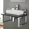 Ultra 900mm Ebony Wall Mounted Shelf Unit - SHEE900 Profile Large Image