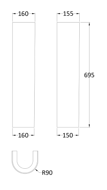 550mm Basin