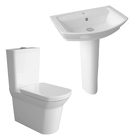 Hudson Reed Maya 4 Piece Bathroom Suite (550mm Basin) Large Image