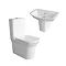 Hudson Reed Alton 4 Piece Bathroom Suite - CC Toilet & 1TH Basin with Semi Pedestal Large Image