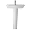 Hudson Reed Maya Basin 1TH + Full Pedestal (3 Size Options) Standard Large Image