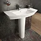 Hudson Reed Maya Basin 1TH + Full Pedestal (3 Size Options) Profile Large Image