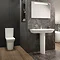 Hudson Reed Maya Basin 1TH + Full Pedestal (3 Size Options) Feature Large Image
