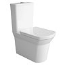 Hudson Reed Maya BTW Close Coupled Toilet + Soft Close Seat Large Image