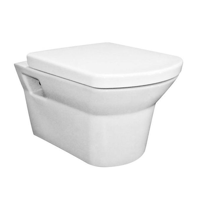 Hudson Reed Maya Wall Hung Pan with Soft Close Seat - CLT007  Standard Large Image