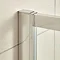 Ultra Apex Hinged Shower Door - Various Size Options  Profile Large Image