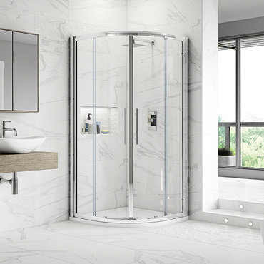 Ultra Apex Quadrant Shower Enclosure - Various Size Options  Profile Large Image