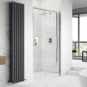 Hudson Reed Apex Sliding Shower Door Only - Various Size Options Large Image