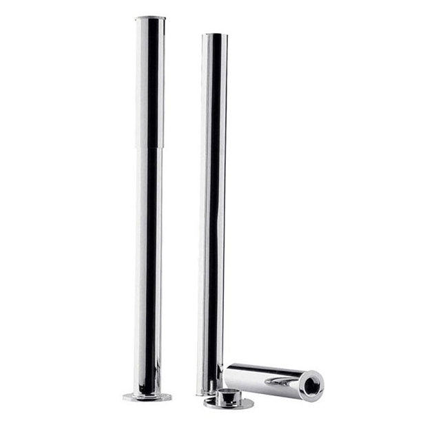 Nuie Bloomsbury Bath Shower Mixer with Extended Leg Set Chrome