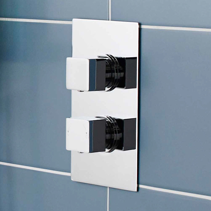 Ultra Volt Concealed Thermostatic Twin Shower Valve - CHAV51 Feature Large Image