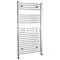 Ultra Chrome Curved Ladder Heated Towel Rail 600mm x 1100mm - HK388 Large Image