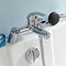 D-Type Single Lever Bath Shower Mixer - Chrome - DTY304  Profile Large Image