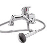 D-Type Single Lever Bath Shower Mixer - Chrome - DTY304 Large Image