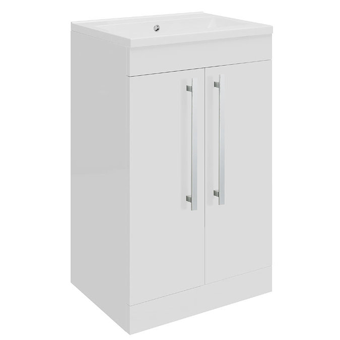 Ultra - Design Compact Floor Mounted Unit w/ Basin W494 x D383mm - High Gloss White - FDE020 Large I