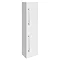 Ultra Design Gloss White Wall Mounted Tall Side Cabinet W350 x D250mm - CAB166 Large Image