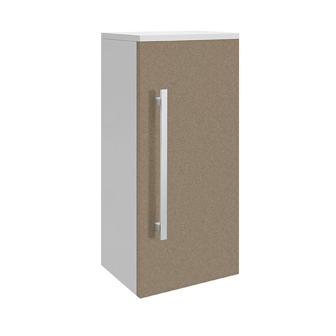Ultra - Design Wall Mounted Small Cupboard - Gloss Caramel - W350 x D250mm - CAB209 Large Image